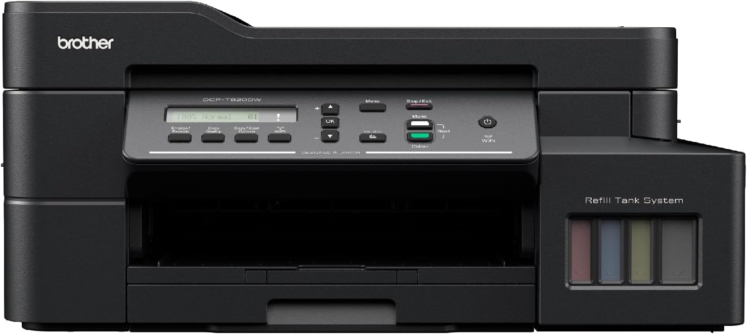 Brother Wireless All In One Ink Tank Printer, DCP-T820DW 