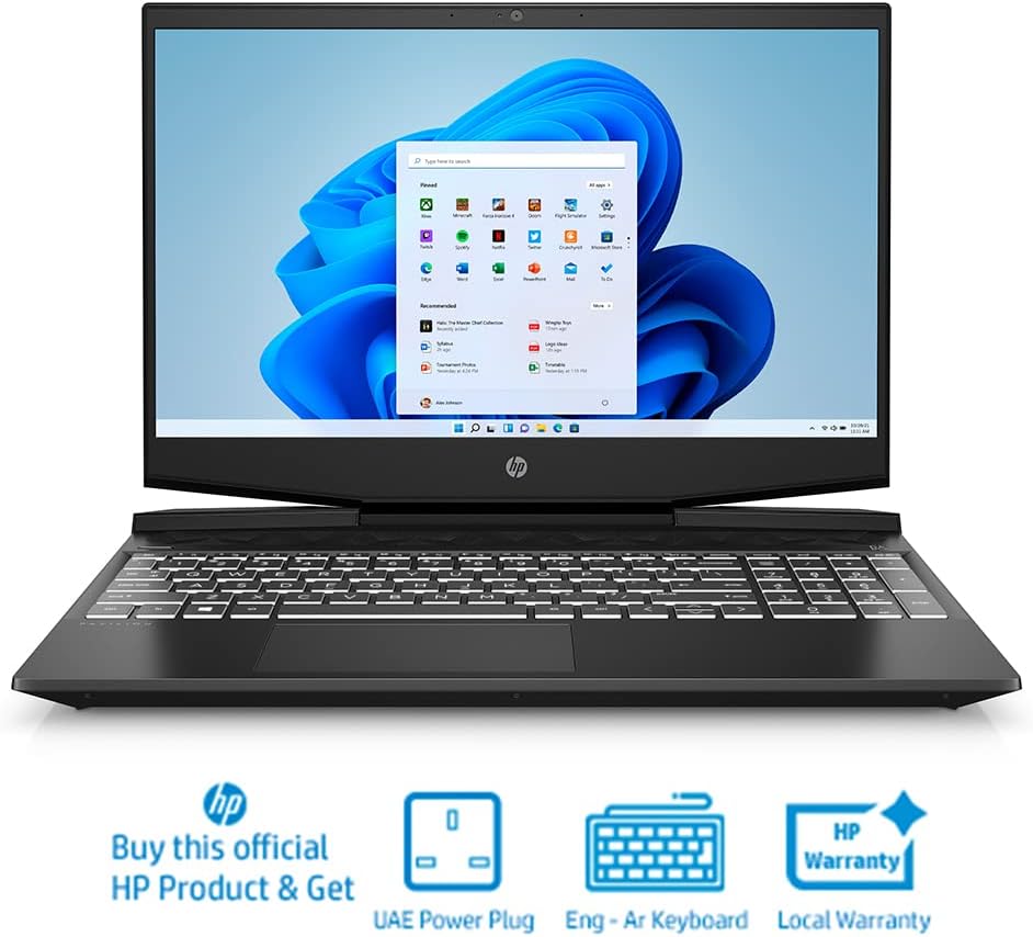 Hp Pavilion Gaming Laptop 15 Dk2112ne 156fhd 11th Gen Intel® Core™ I5 Processor 8gb Ram 6288