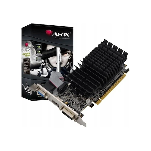 The AFOX GT 210 is AFOX Geforce G210 1GB DDR3 64Bit DVI HDMI VGA LP Single Fan. It is a high-performance graphics adapter designed for notebook computers, based on the NVIDIA GeForce G210 core.